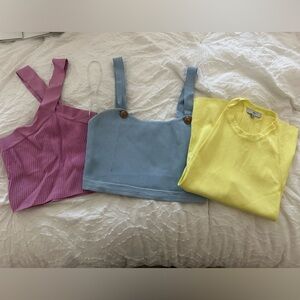 Size small boutique tank top bundle! Fate, Endless rose, debut